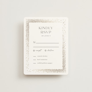 Flicker Foil-Pressed RSVP Cards