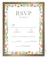 Foil-Pressed RSVP Cards