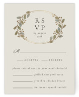 Foil-Pressed RSVP Cards
