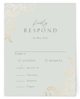 Riviera Foil-Pressed RSVP Cards