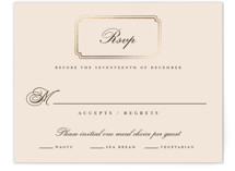 lussekatter Foil-Pressed RSVP Cards