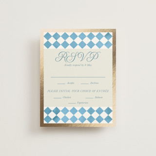 Knightsbridge Foil-Pressed RSVP Cards