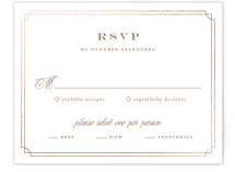 fleu-de-sel Foil-Pressed RSVP Cards