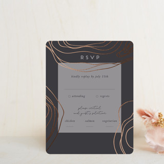 Precious Gems Foil-Pressed RSVP Cards