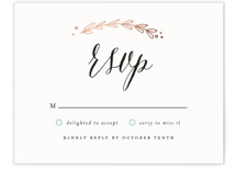 Always Foil-Pressed RSVP Cards