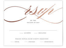 Foil-Pressed RSVP Cards