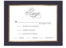 Prelude Foil-Pressed RSVP Cards