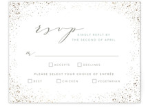 Tide Foil-Pressed RSVP Cards
