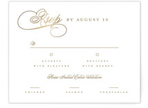 Loop Foil-Pressed RSVP Cards