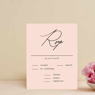 Love Affair Foil-Pressed RSVP Cards