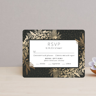 Gather Foil-Pressed RSVP Cards