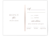 Better Half Foil-Pressed RSVP Cards