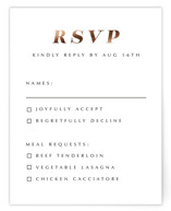 Our Ever After Foil-Pressed RSVP Cards