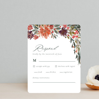 swag Foil-Pressed RSVP Cards