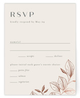 Lovely Foil-Pressed RSVP Cards