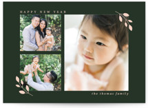 Sweet Foliage Holiday Photo Cards