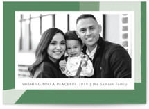 Holiday Shapes Holiday Photo Cards