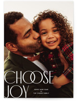 joy chosen Holiday Photo Cards