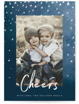 Starry Night Holiday Holiday Photo Cards