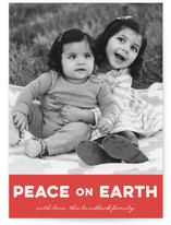 Bold Peace Holiday Photo Cards