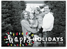Holiday Burst Holiday Photo Cards