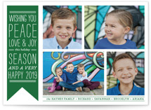 Wish Banner Holiday Photo Cards