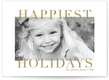 Engraved Holiday Photo Cards