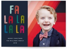 Fa la la la la Holiday Photo Cards
