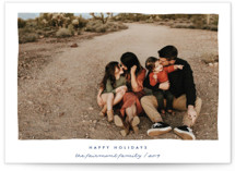 Merry Minimalism Holiday Photo Cards