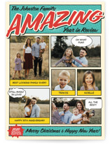 Amazing Comic Book Holiday Photo Cards