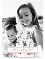 Classic Label Holiday Photo Cards