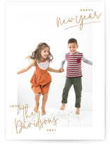 hand-written holiday Holiday Photo Cards