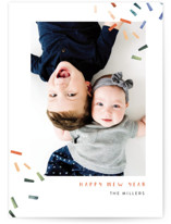Joyful Confetti Holiday Photo Cards