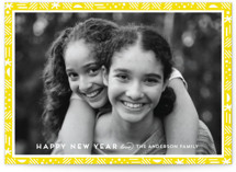 merry border Holiday Photo Cards