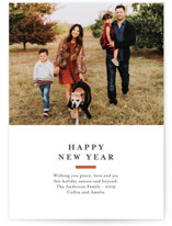 modern minimalist Holiday Photo Cards