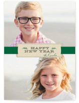 Christmas Ribbon Holiday Photo Cards