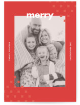 Minimal Merry 2 Holiday Photo Cards