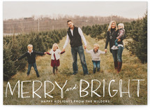 Be Merry and Bright Holiday Photo Cards
