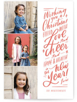 Love and Cheer Holiday Photo Cards