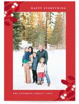 Wrapped In Mistletoe Holiday Photo Cards