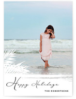 Beach Holidays Holiday Photo Cards