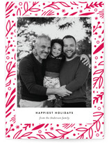 Rustic Branches Holiday Photo Cards