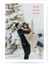 Editorial Minimal Holiday Photo Cards