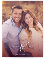 Ampersand Holiday Photo Cards