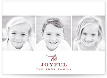 Merry Three Holiday Photo Cards