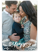 merry berries and pines Holiday Photo Cards