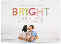 Bright Wishes Holiday Photo Cards