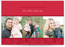 Botanical Edge Holiday Photo Cards