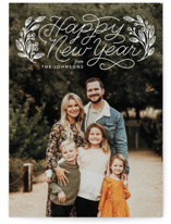 monoline Holiday Photo Cards