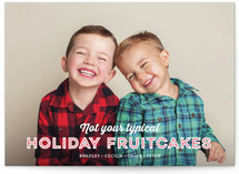 Holiday Fruitcakes Holiday Photo Cards